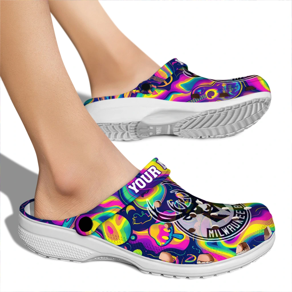 personalized milwaukee bucks swirling mushrooms clogs fashion forward personalized milwaukee bucks swirling mushrooms clogs fashion forward