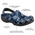 personalized minnesota timberwolves snowy hills clogs best selling