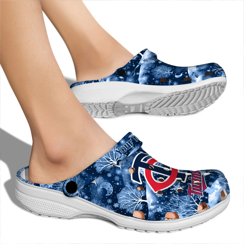 personalized minnesota twins snowy hills clogs fashion forward personalized minnesota twins snowy hills clogs fashion forward