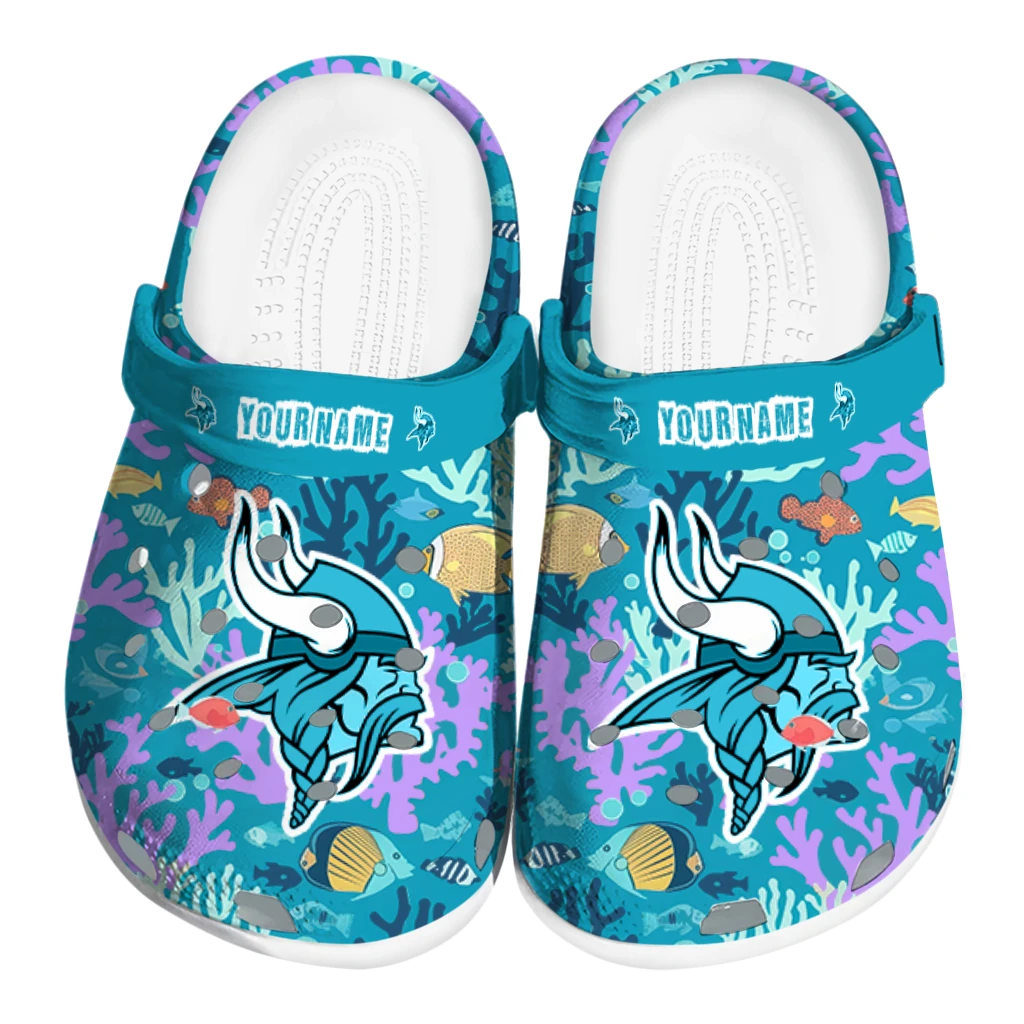 personalized minnesota vikings tropical fish ocean clogs best selling personalized minnesota vikings tropical fish ocean clogs best selling