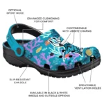 personalized minnesota vikings tropical fish ocean clogs best selling