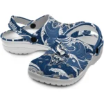 personalized minnesota vikings wave flow clogs best selling
