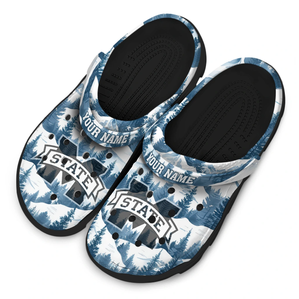 personalized mississippi state bulldogs snowy mountains clogs latest model personalized mississippi state bulldogs snowy mountains clogs latest model