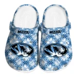 personalized missouri tigers snowflake mosaic clogs best selling