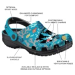 personalized missouri tigers tropical fish ocean clogs best selling