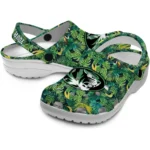 personalized missouri tigers tropical leaves clogs best selling