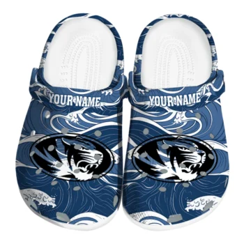 personalized missouri tigers wave flow clogs best selling