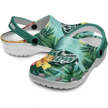 personalized mountain dew hawaii green red clogs high quality hey clogs