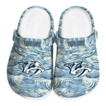 personalized nashville predators sea swirls clogs best selling