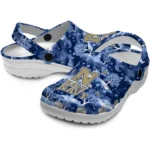 personalized navy midshipmen snowy hills clogs best selling
