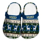personalized nevada wolf pack christmas motif clogs best selling