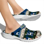 personalized nevada wolf pack christmas motif clogs best selling