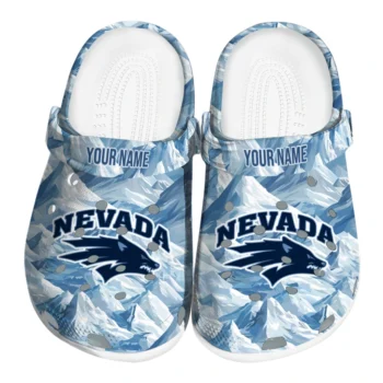 personalized nevada wolf pack mountain artwork clogs best selling