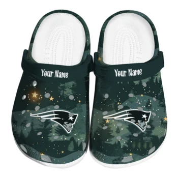 personalized new england patriots deer nightscape clogs best selling