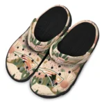 personalized new england patriots desert cactus pattern clogs best selling