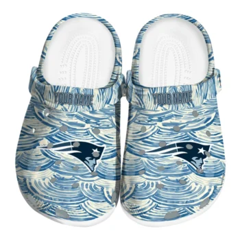 personalized new england patriots sea swirls clogs best selling