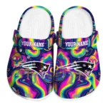 personalized new england patriots swirling mushrooms clogs best selling