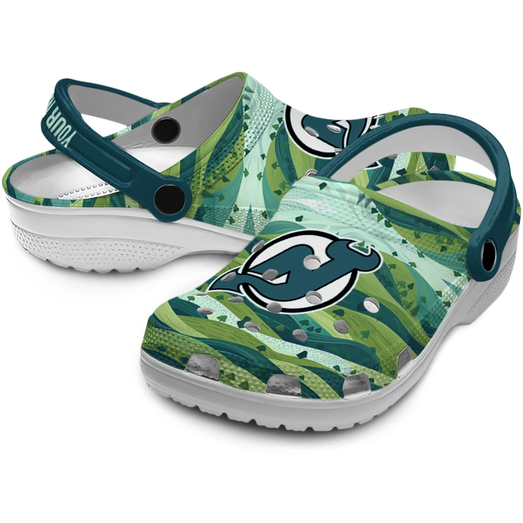 personalized new jersey devils hills illustration clogs high quality personalized new jersey devils hills illustration clogs high quality