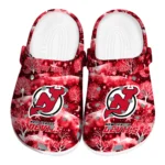 personalized new jersey devils snowy hills clogs best selling