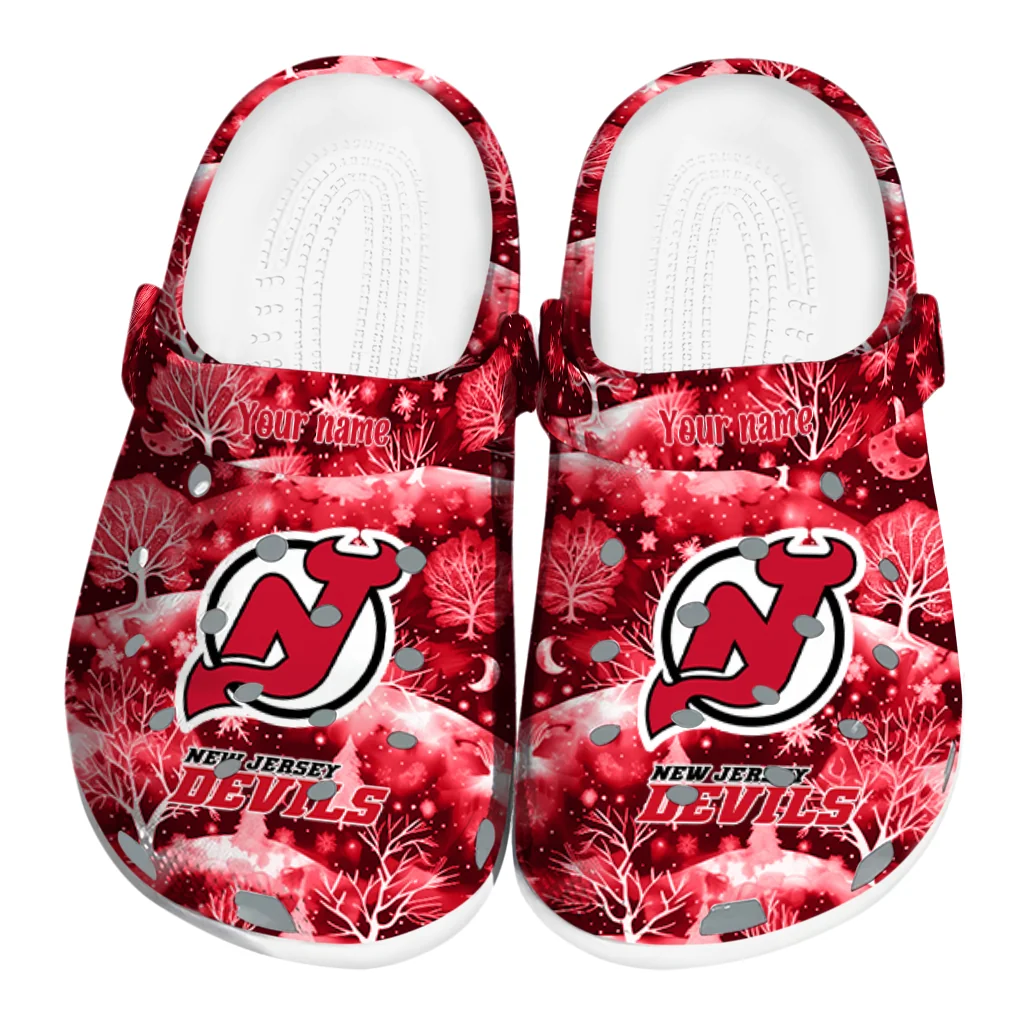 personalized new jersey devils snowy hills clogs best selling personalized new jersey devils snowy hills clogs best selling