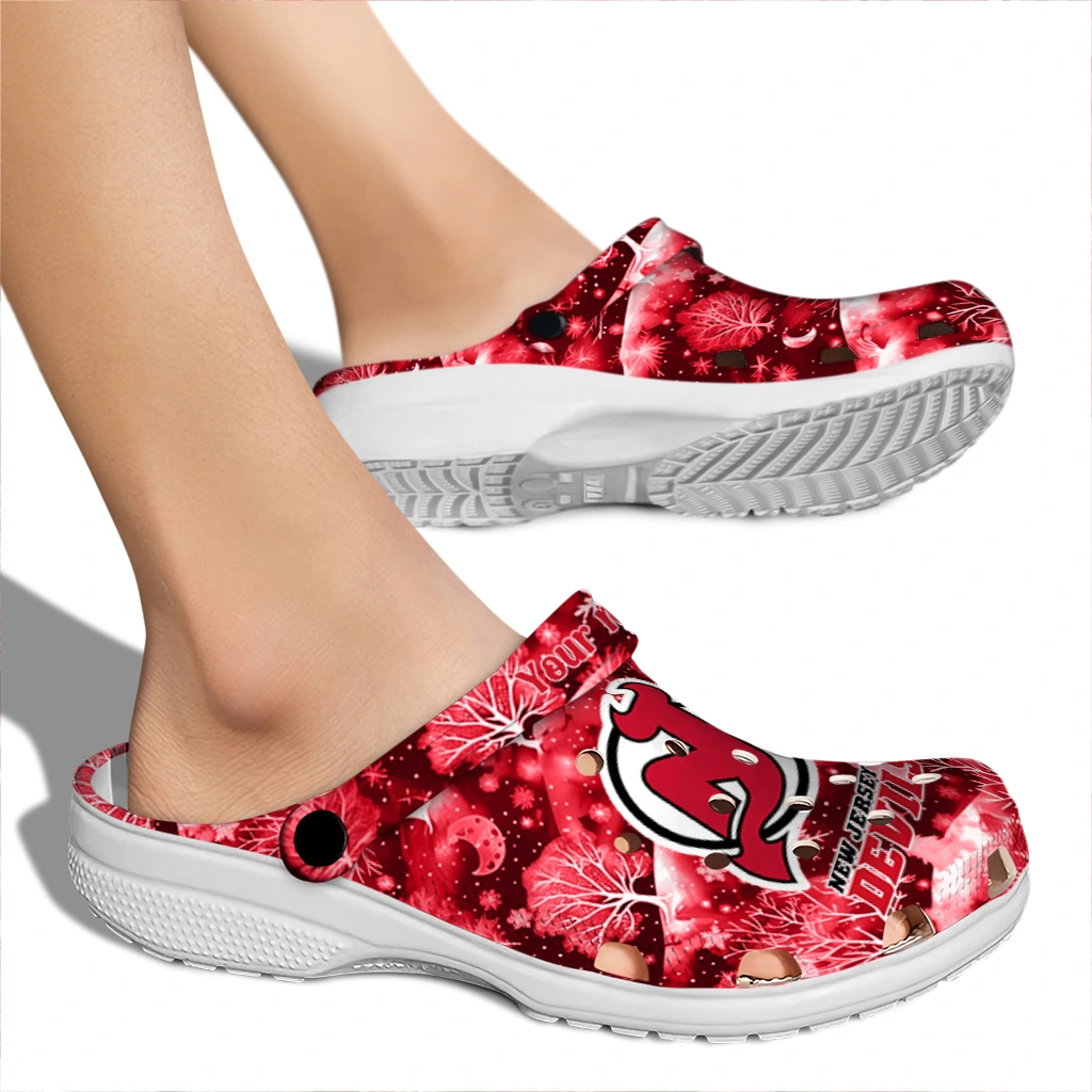 personalized new jersey devils snowy hills clogs fashion forward personalized new jersey devils snowy hills clogs fashion forward