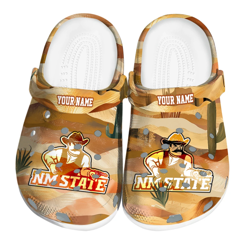 personalized new mexico state aggies desert layers clogs best selling personalized new mexico state aggies desert layers clogs best selling
