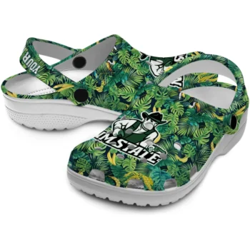personalized new mexico state aggies tropical leaves clogs high quality