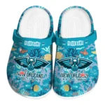 personalized new orleans pelicans tropical fish ocean clogs best selling