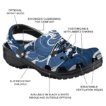 personalized new orleans pelicans wave flow clogs best selling