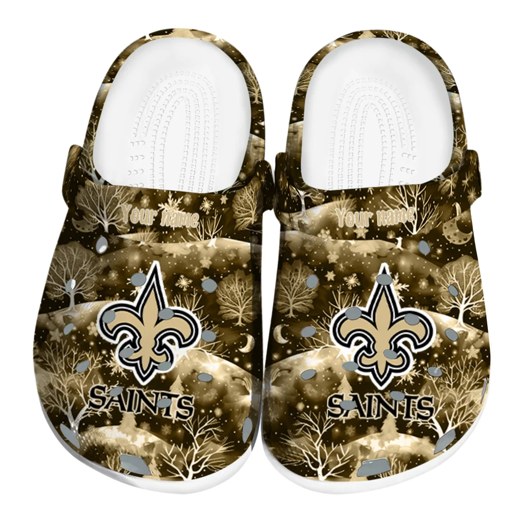 personalized new orleans saints snowy hills clogs best selling personalized new orleans saints snowy hills clogs best selling