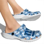 personalized new york giants snowflake mosaic clogs best selling