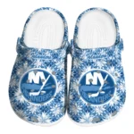personalized new york islanders snowflake mosaic clogs best selling