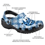 personalized new york islanders snowflake mosaic clogs best selling