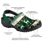 personalized new york jets christmas motif clogs best selling