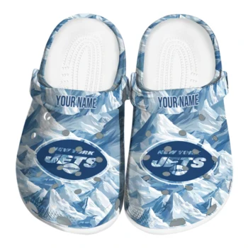 personalized new york jets mountain artwork clogs best selling