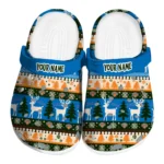 personalized new york knicks christmas motif clogs best selling