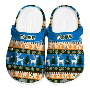 personalized new york knicks christmas motif clogs best selling
