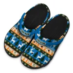 personalized new york knicks christmas motif clogs best selling