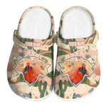 personalized new york knicks desert cactus pattern clogs best selling