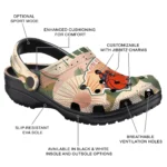 personalized new york knicks desert cactus pattern clogs best selling