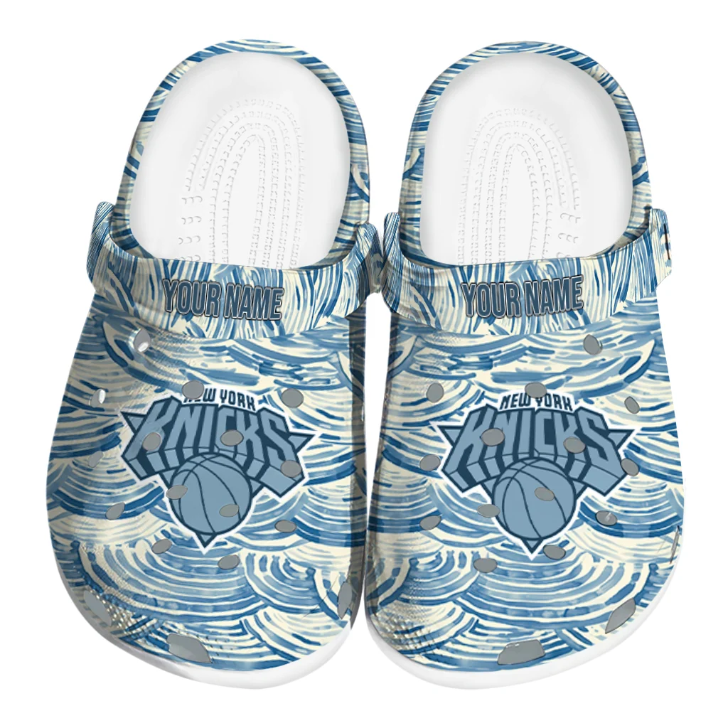 personalized new york knicks sea swirls clogs best selling personalized new york knicks sea swirls clogs best selling