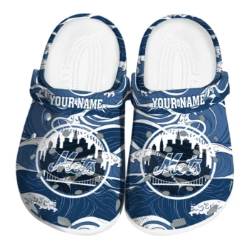 personalized new york mets wave flow clogs best selling
