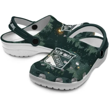 personalized new york rangers deer nightscape clogs high quality