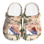 personalized new york rangers desert cactus pattern clogs best selling