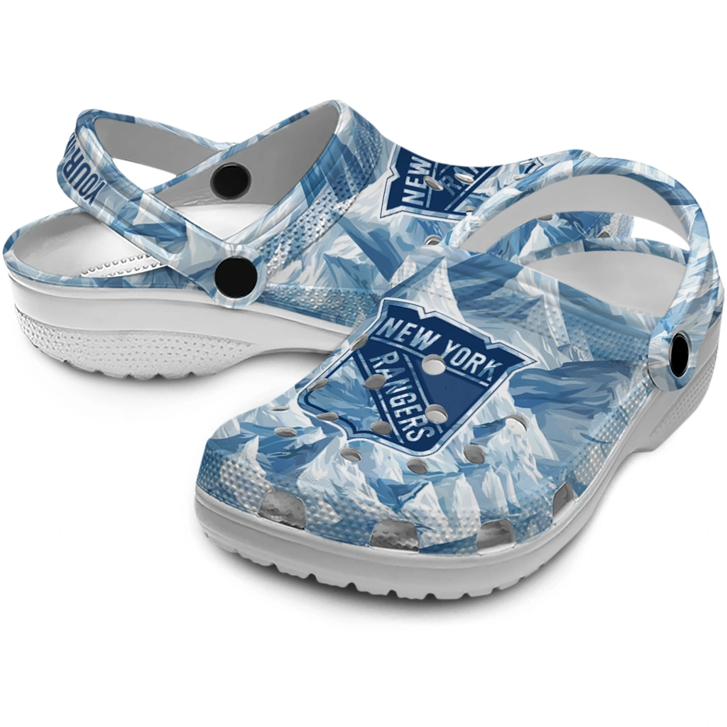 personalized new york rangers mountain artwork clogs high quality personalized new york rangers mountain artwork clogs high quality