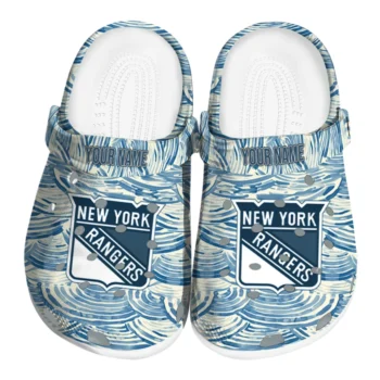 personalized new york rangers sea swirls clogs best selling