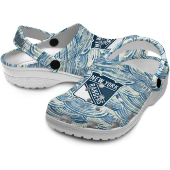 personalized new york rangers sea swirls clogs high quality