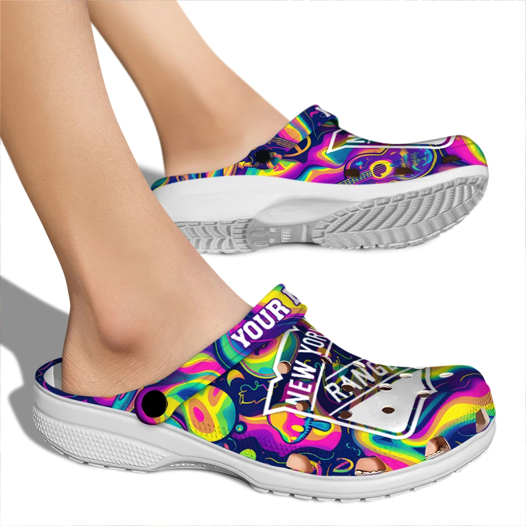 personalized new york rangers swirling mushrooms clogs fashion forward personalized new york rangers swirling mushrooms clogs fashion forward