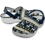 personalized new york yankees christmas motif clogs best selling