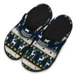 personalized new york yankees christmas motif clogs best selling